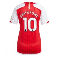Fotballdrakt Dame Arsenal Emile Smith Rowe #10 Hjemmedrakt 2023-24 Kortermet